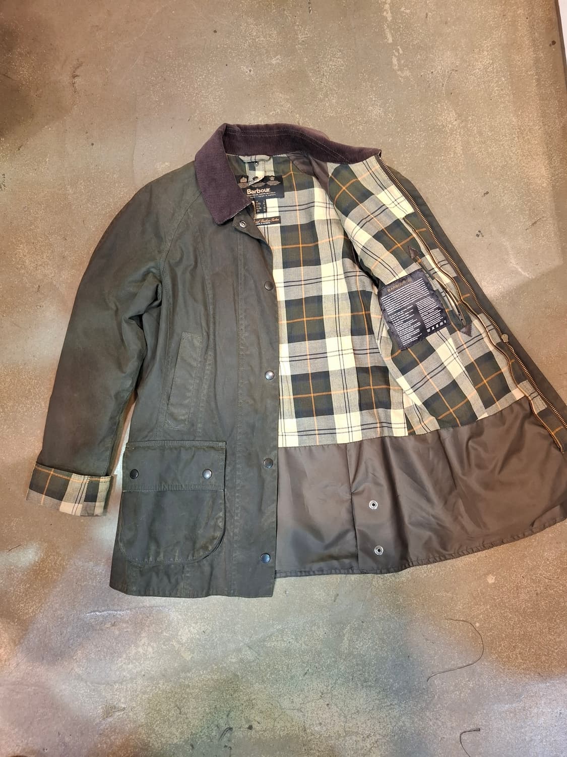 바버 여성 왁스 자켓 상품이미지4