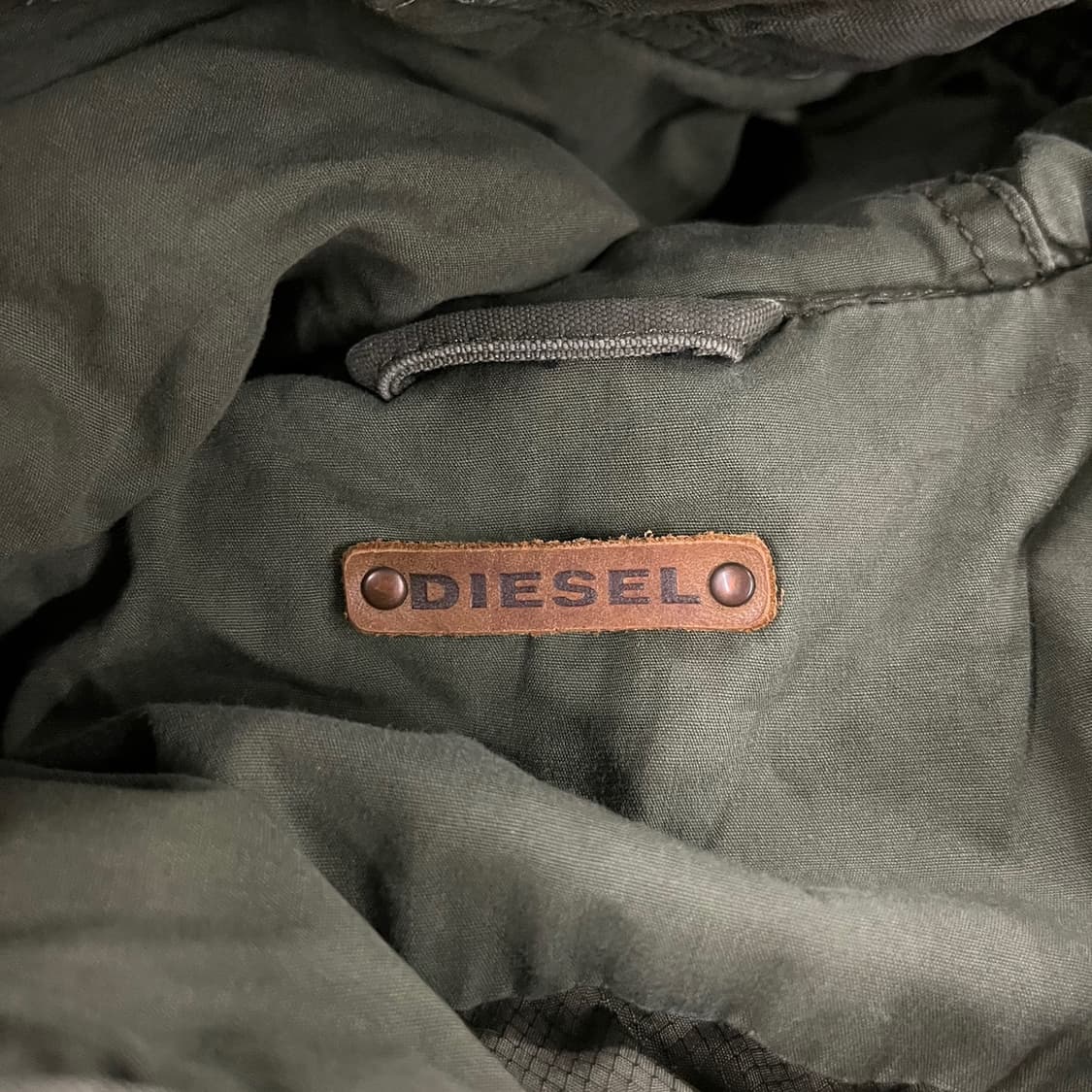 디젤 카키 점퍼 후드 자켓  상품이미지5