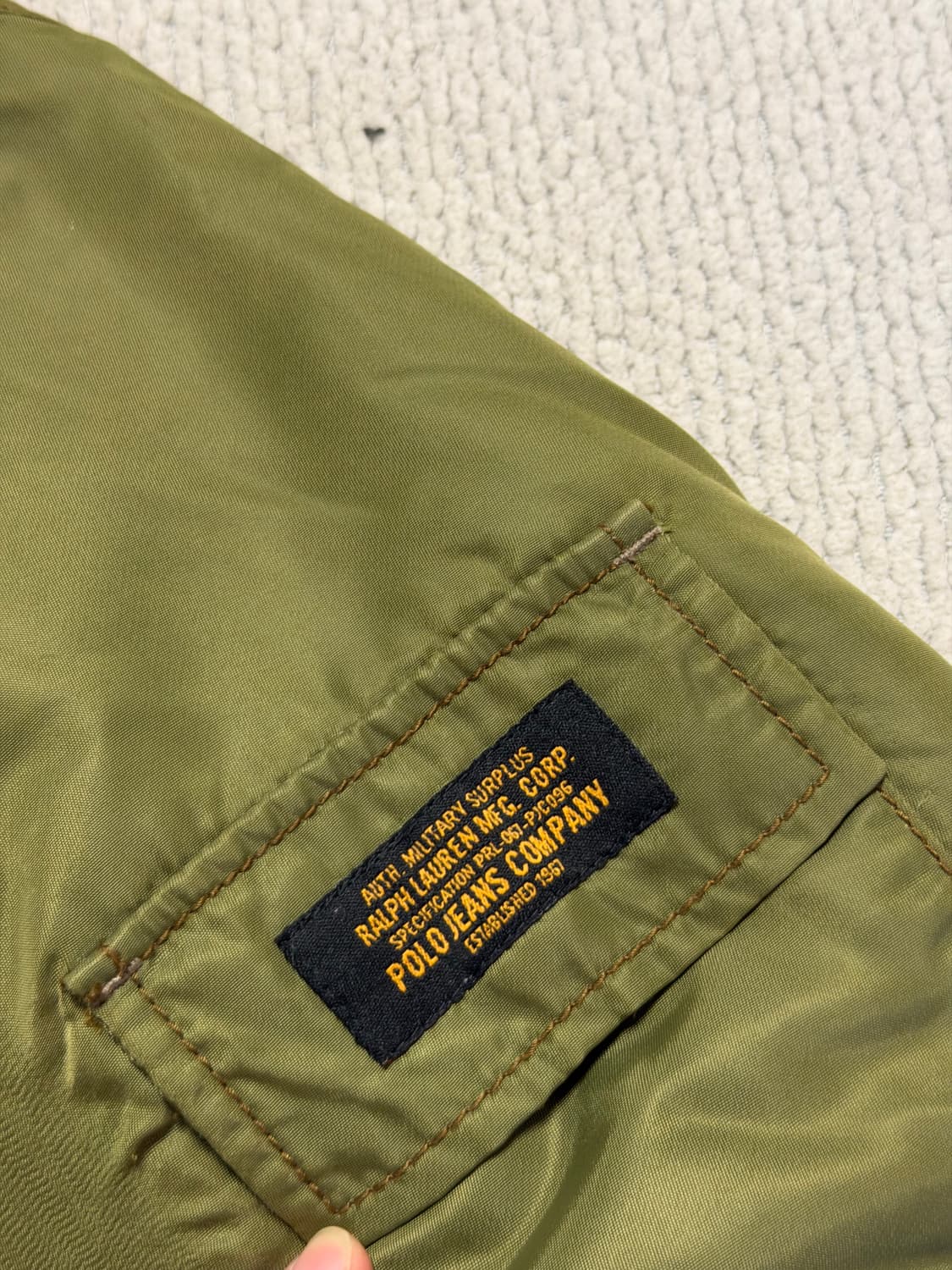 폴로 랄프로렌 ma-1 POLO RALPH LAUREN MA-1 상품이미지2