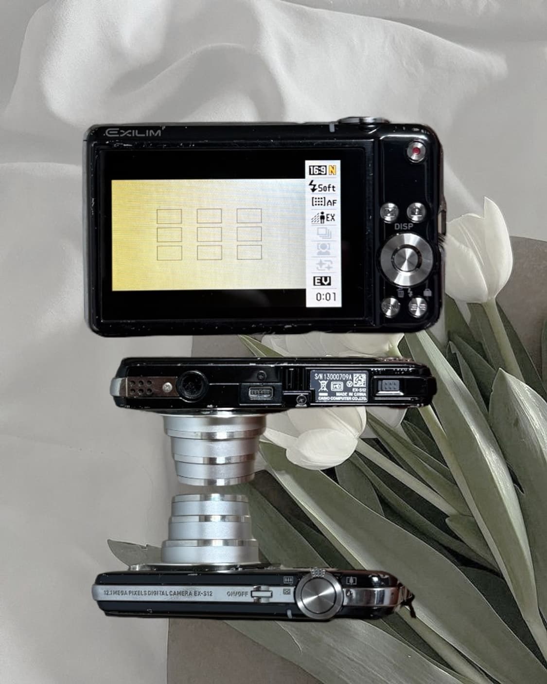 메이크업모드) 카시오 엑슬림 EX-S12 디카 빈티지 캠코더 /캐논 니콘 상품이미지2