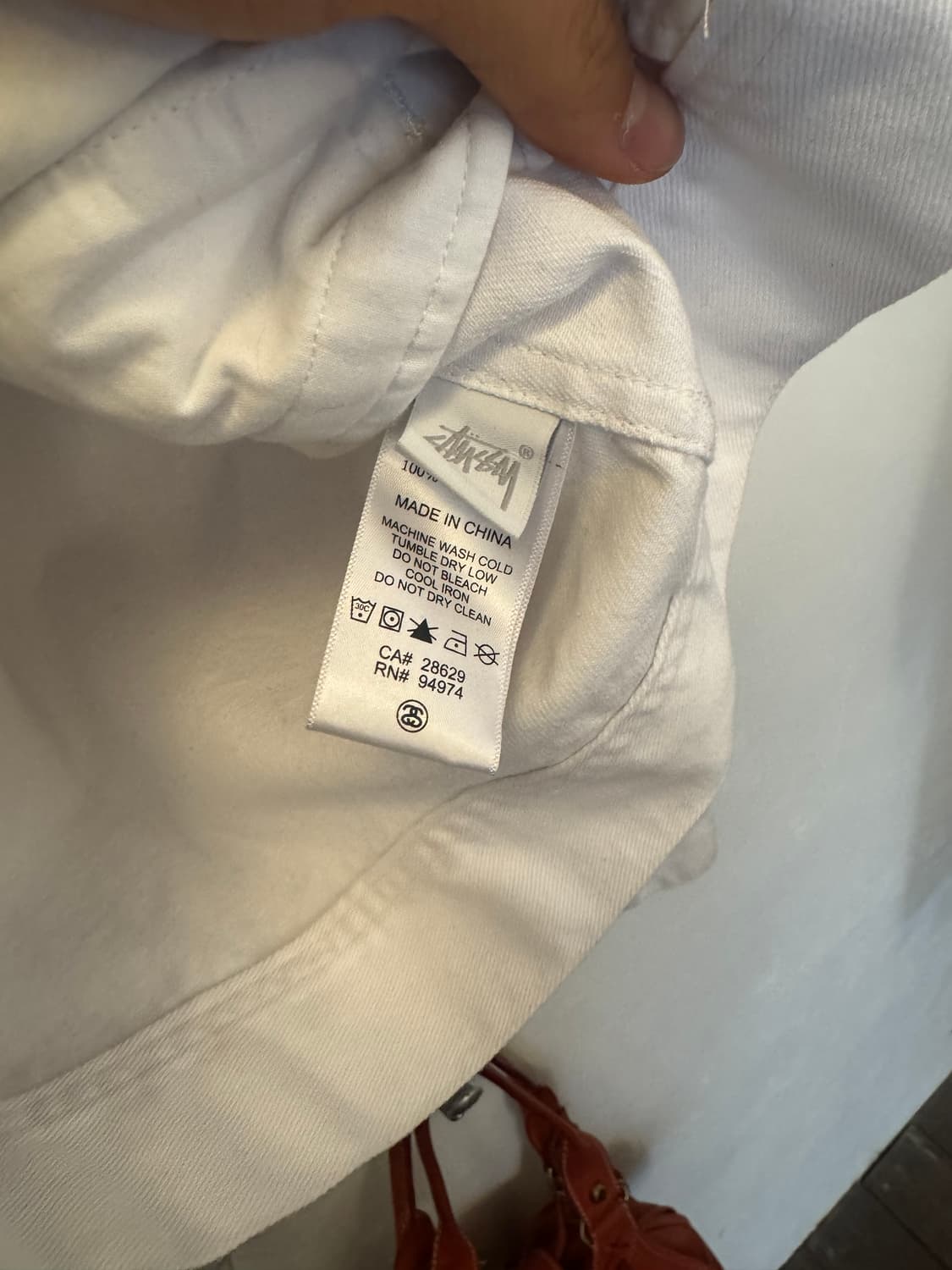 STUSSY Trucker Jacket Off White  상품이미지7