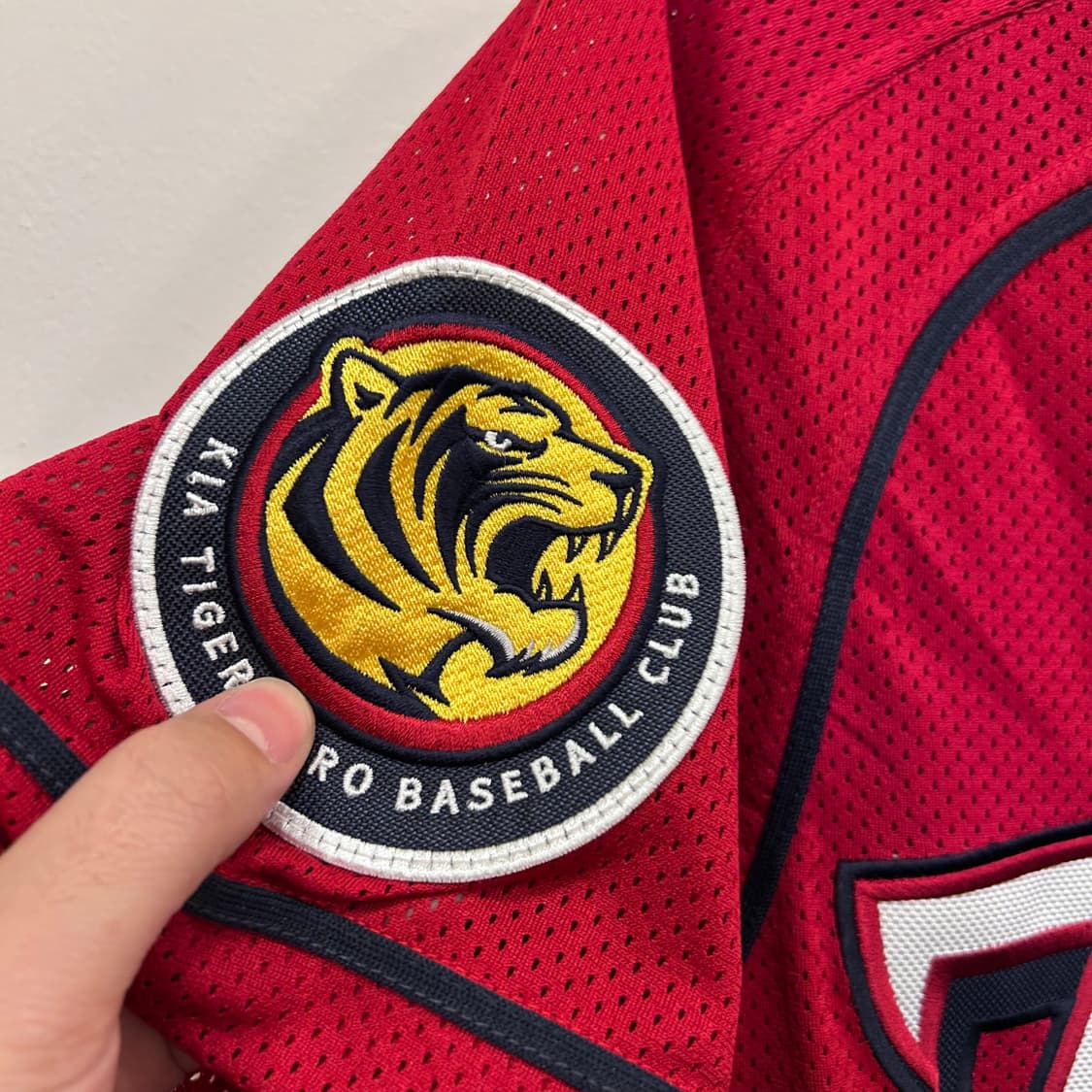 기아타이거즈 자수로고 매쉬 베이스볼 저지 상품이미지3