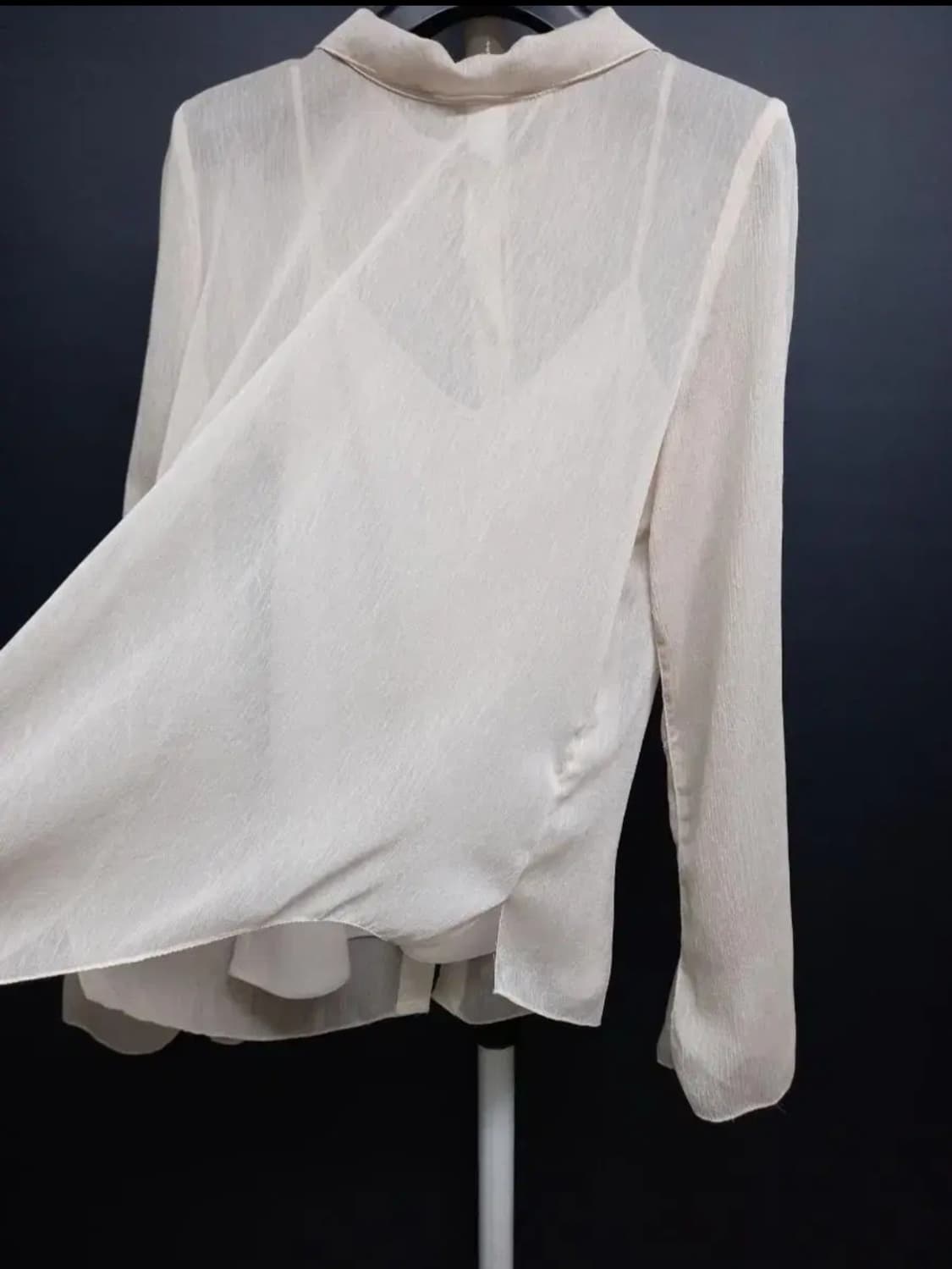 타임 TIME 오셀로 시스루 긴팔블라우스 44.55 상품이미지5