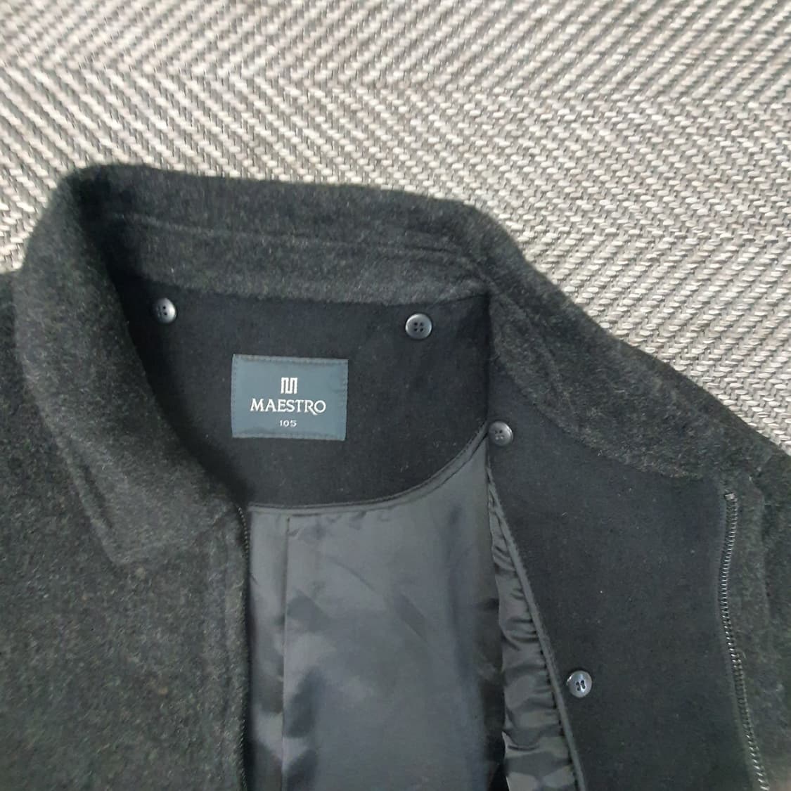 마에스트로 오버핏 집업 울점퍼 남자110 상품이미지6