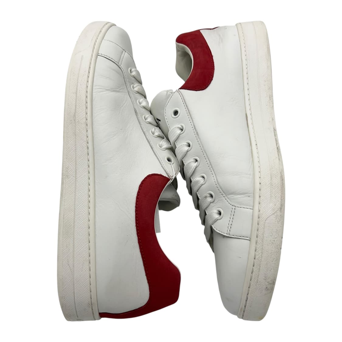 280 프라다 스니커즈 화이트 레드탭 (UK9) 상품이미지2