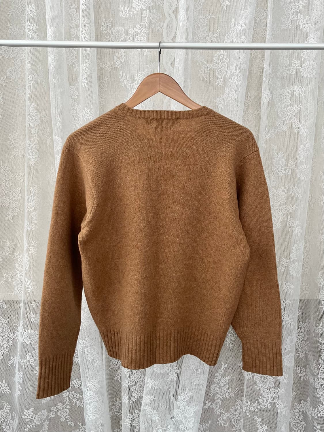 95) 폴로 랄프로렌 브이넥 램스울 니트 브라운 상품이미지2