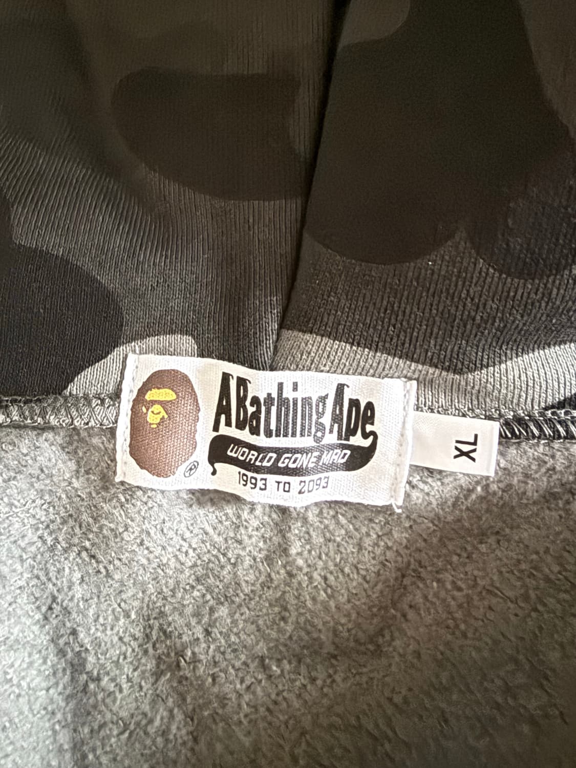 베이프 샤크 후드집업 흑계 블랙 상품이미지2