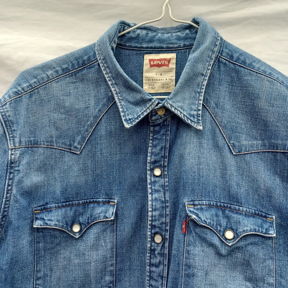 리바이스 웨스턴 스타일 데님 셔츠(남100)  상품이미지1