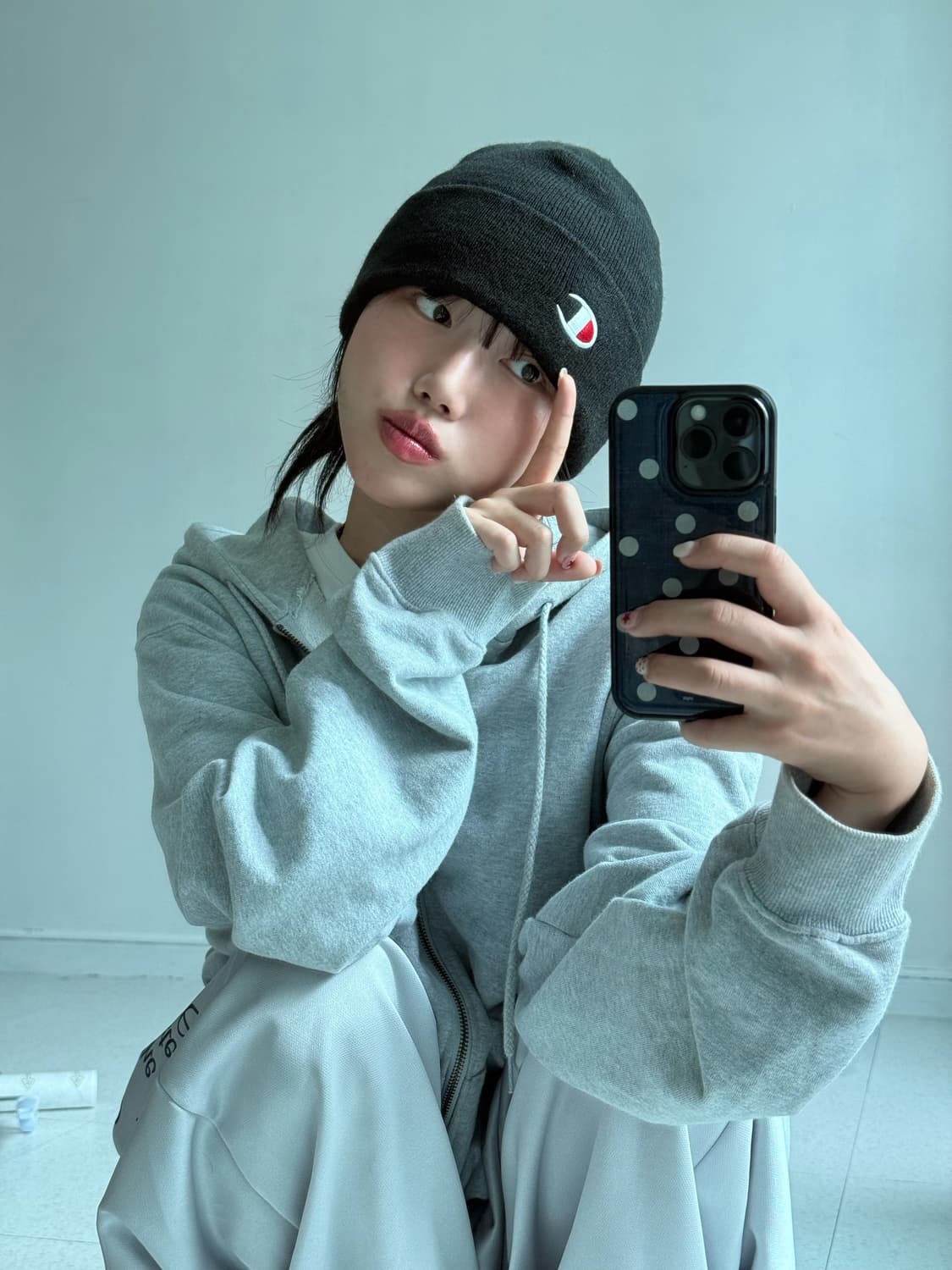 챔피온 블랙 비니 상품이미지1