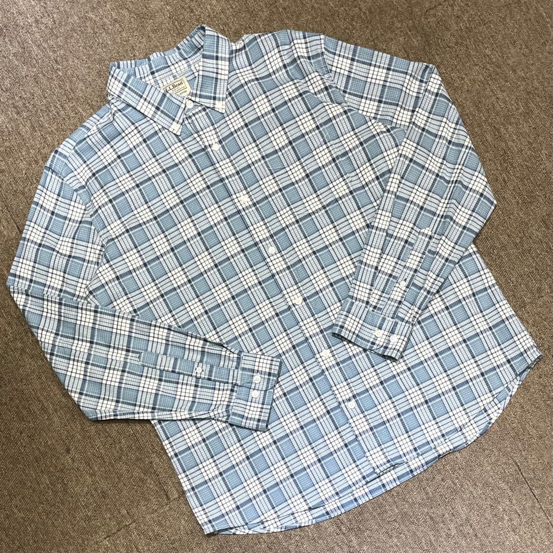 (L) L.L.Bean 엘엘빈 체크 셔츠 상품이미지1