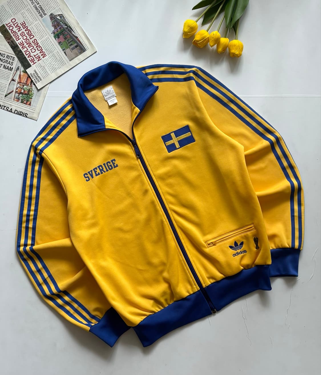 adidas 아디다스 빈티지 스웨덴 트랙탑 져지  상품이미지1