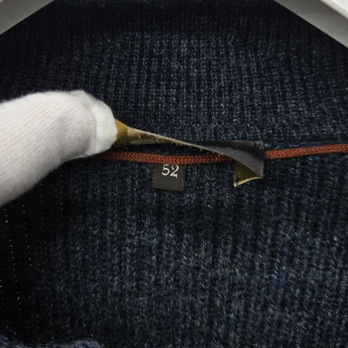 로로피아나 리브드 캐시미어 카라 니트 52 상품이미지4