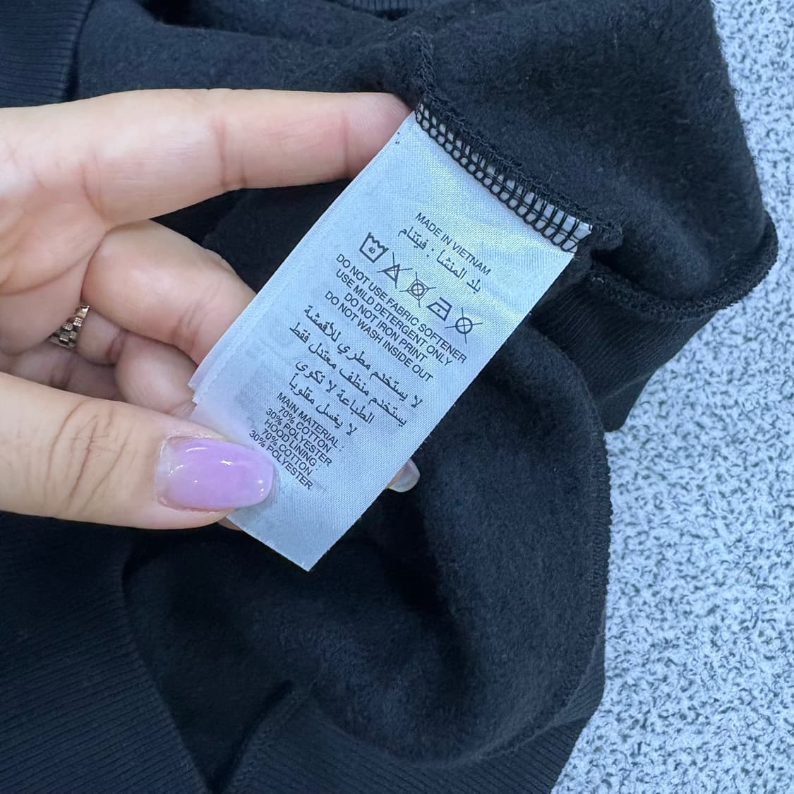 M 아디다스 빅로고 후드티 0526J 상품이미지4