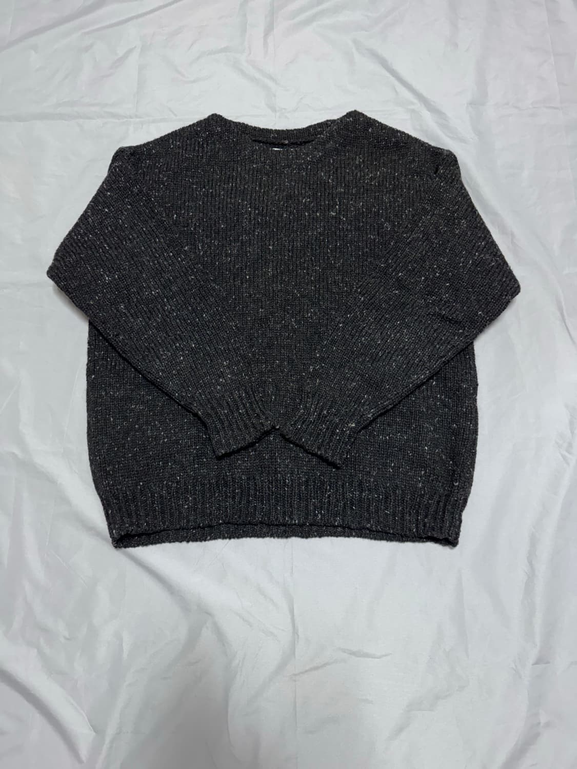 (주간 특가)[2] 비즈빔 23aw 엠플러스 보트넥 차콜 상품이미지2