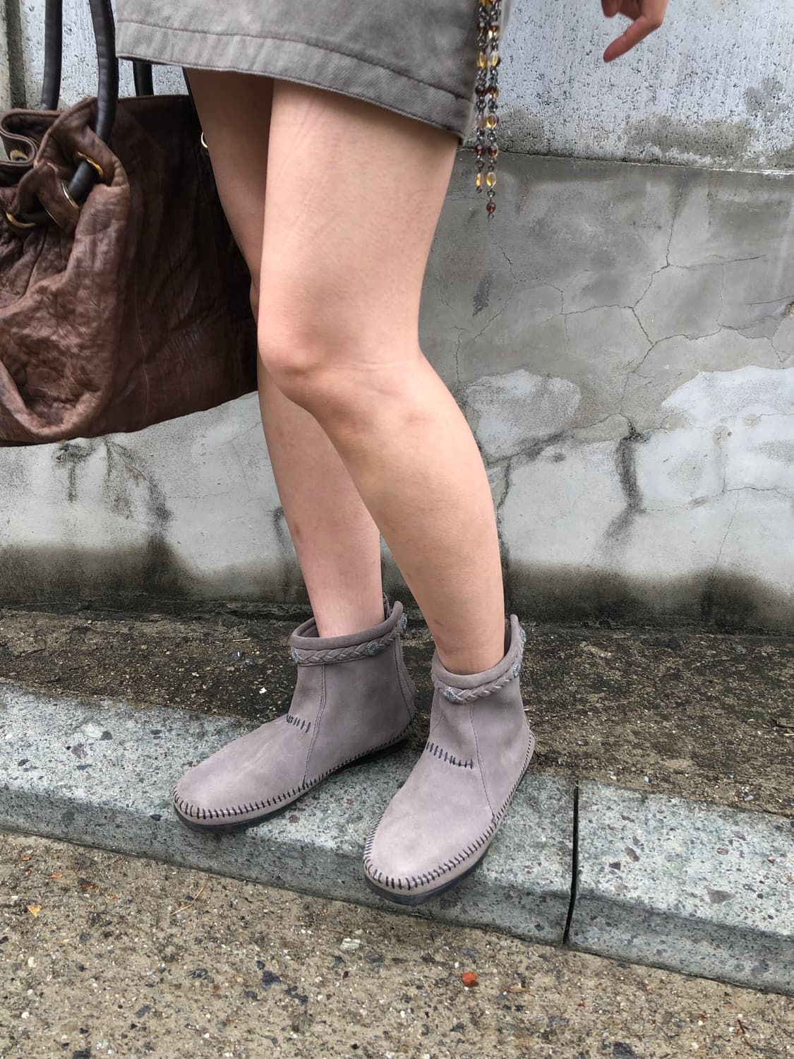 moccasin middle boots  상품이미지5