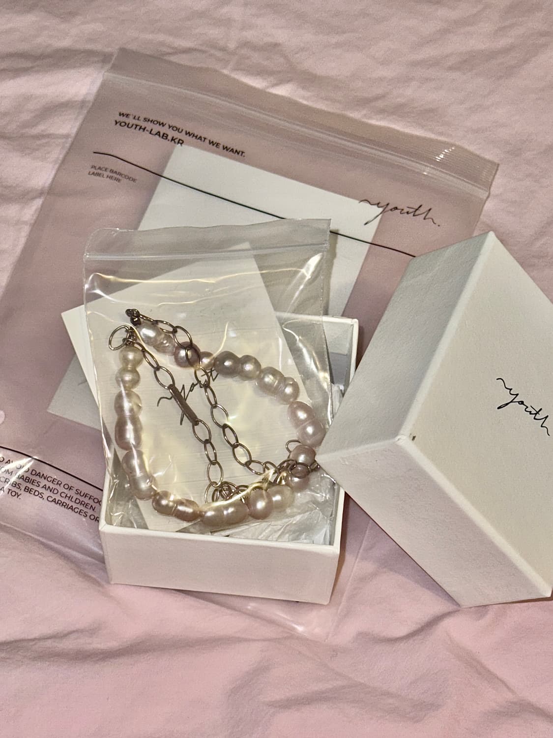 Rose Freshwater Pearl Necklace 상품이미지4