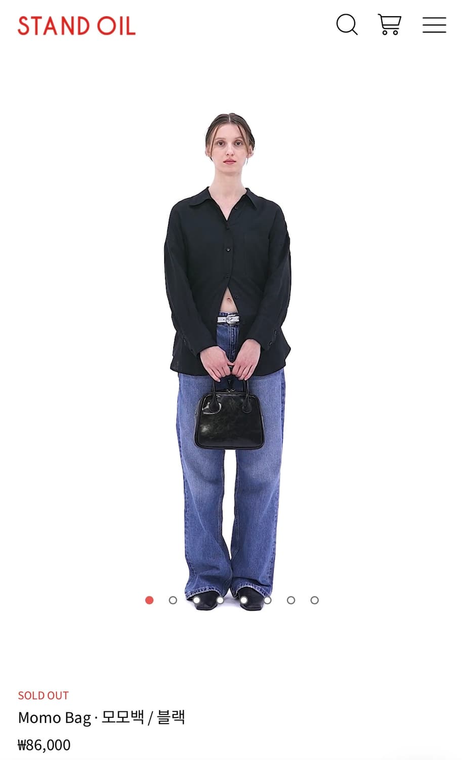 스탠드오일 모모백 미니 버건디 상품이미지3