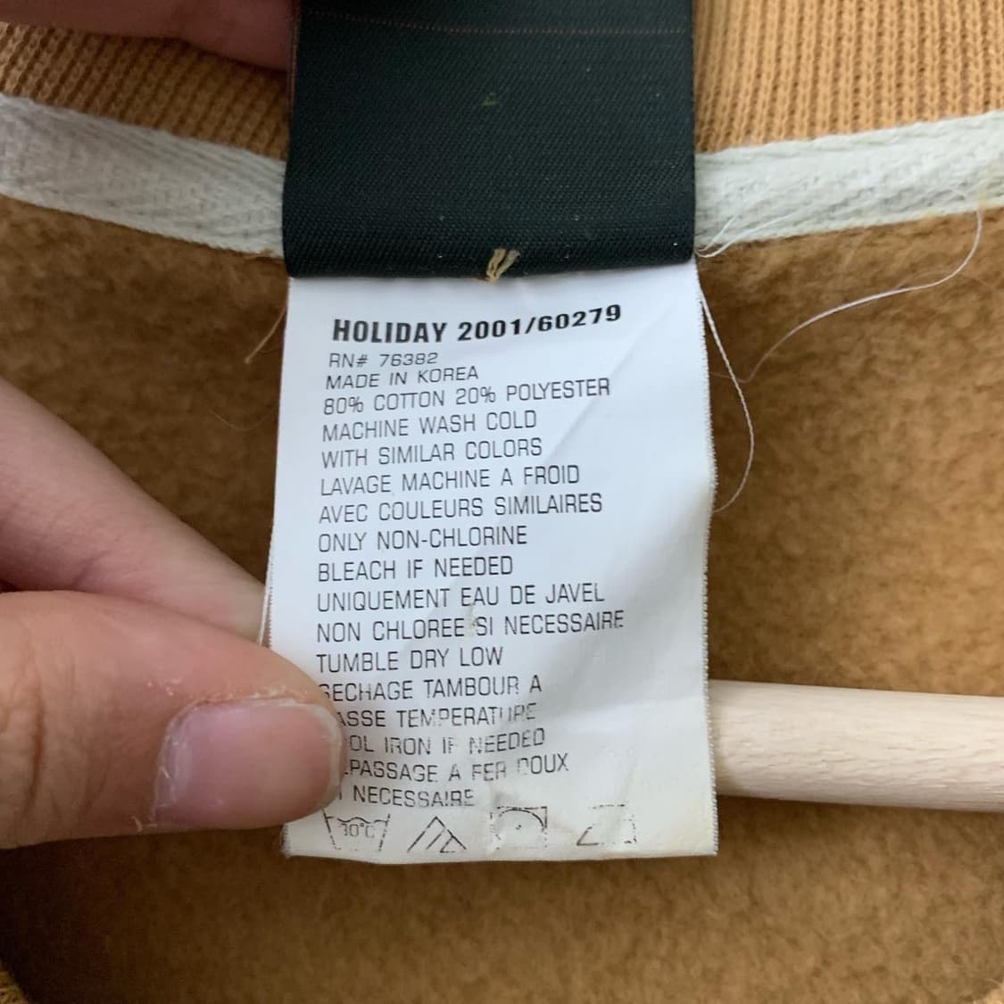 팀버랜드 머스타드 빅로고 스웻셔츠 상품이미지5