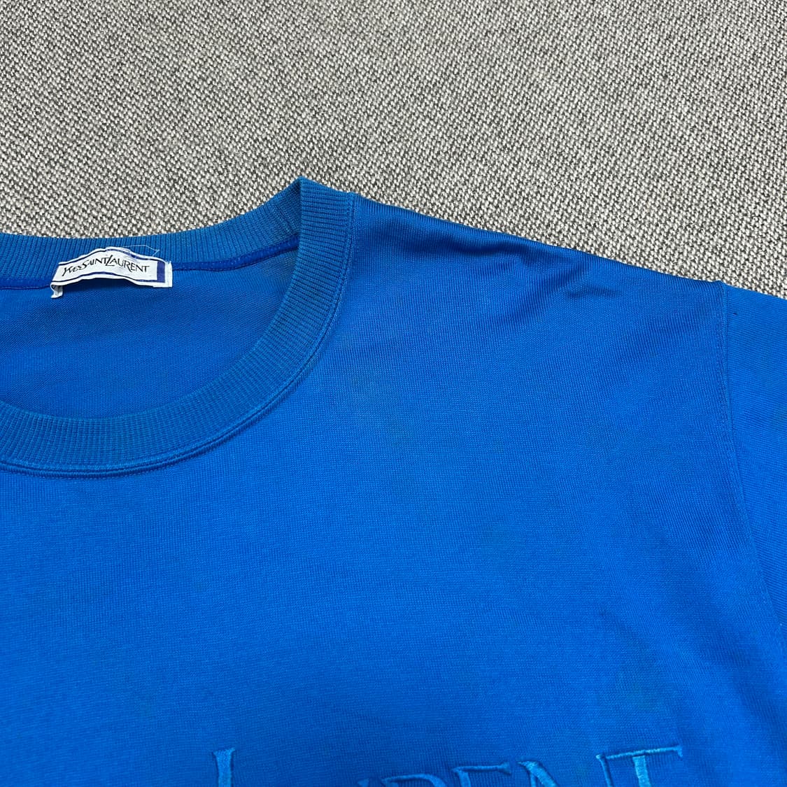 (일본판)입생로랑 빈티지 스펠아웃 반팔(F) 상품이미지5