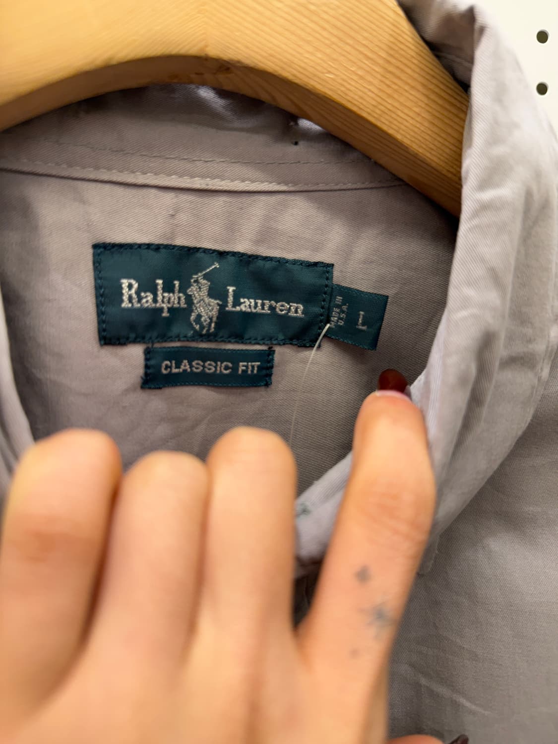 폴로 랄프로렌 그레이 포니 셔츠 U1681 상품이미지5