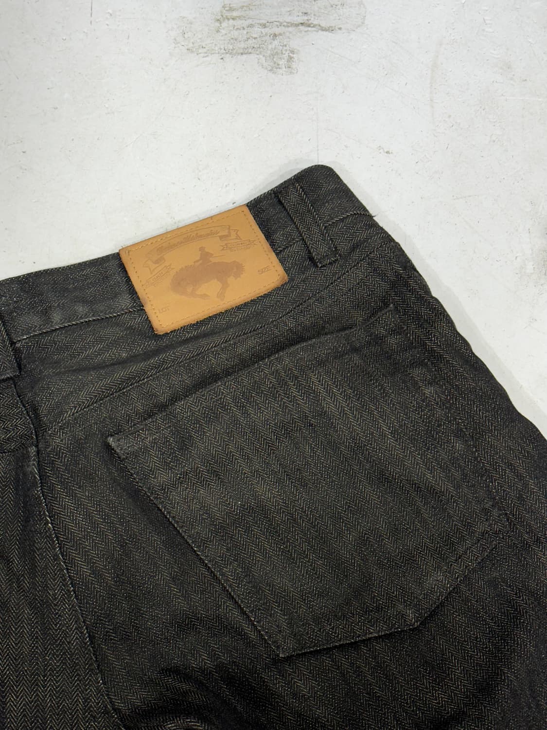 일본 빈티지 브라운 타케오 데님 팬츠  상품이미지6