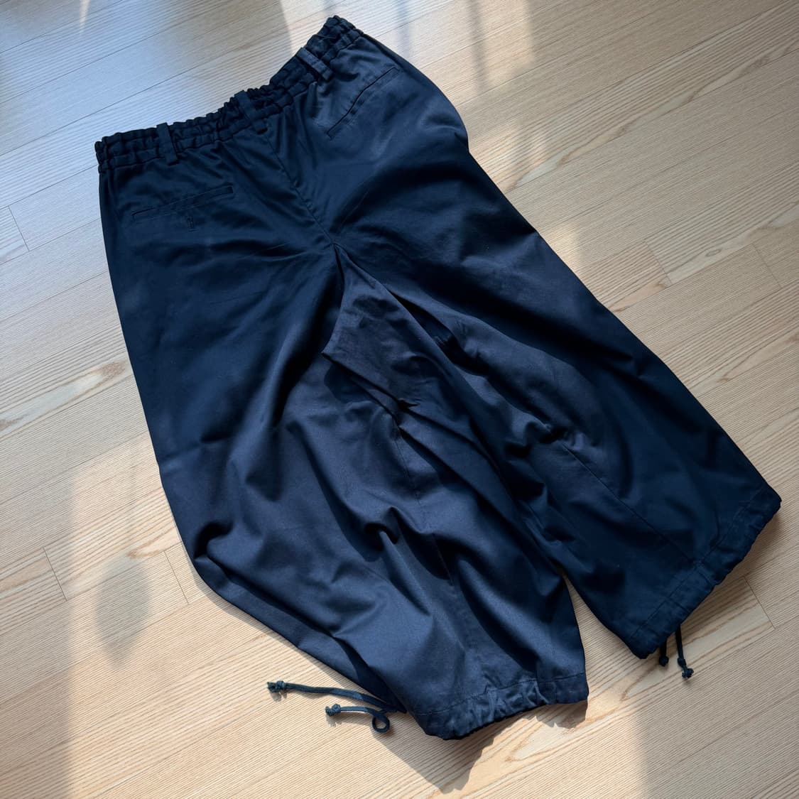 요지야마모토 와이드 개버딘 하카마 팬츠 상품이미지2