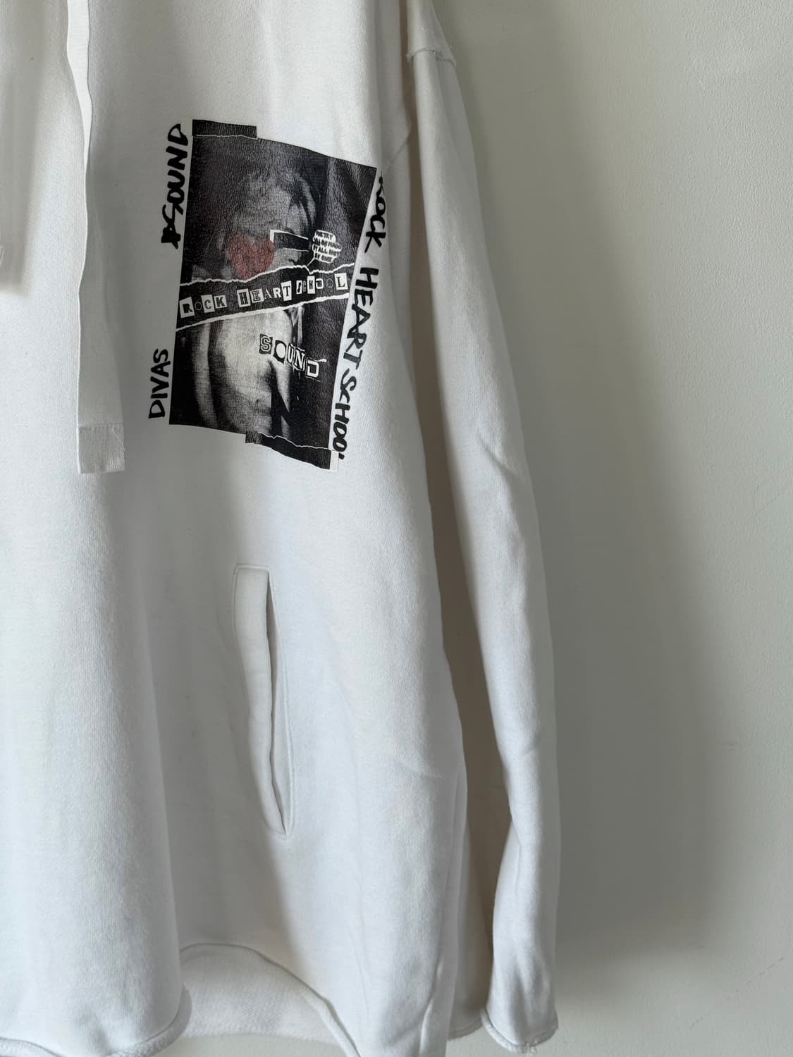 SJYP 오버핏 프린트 후드티 M / 남녀모두착용 상품이미지5