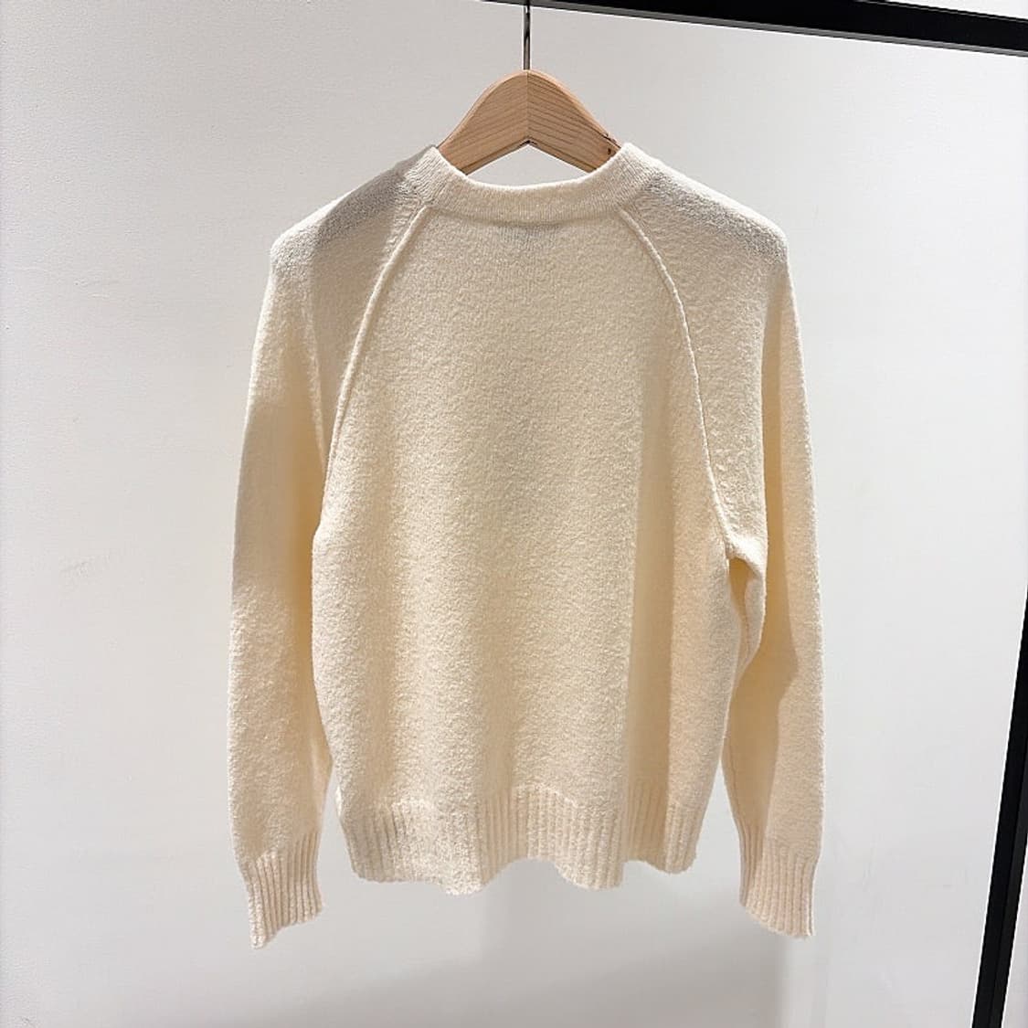 JAMES PERSE 제임스 펄스 여성 아이보리 캐시미어 혼방 니트 80 상품이미지2