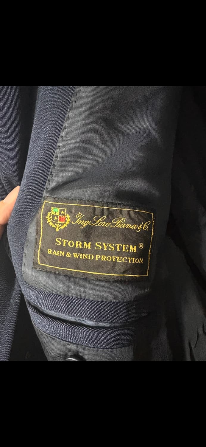 로로피아나 Storm System 남성 코트 네이비 상품이미지1