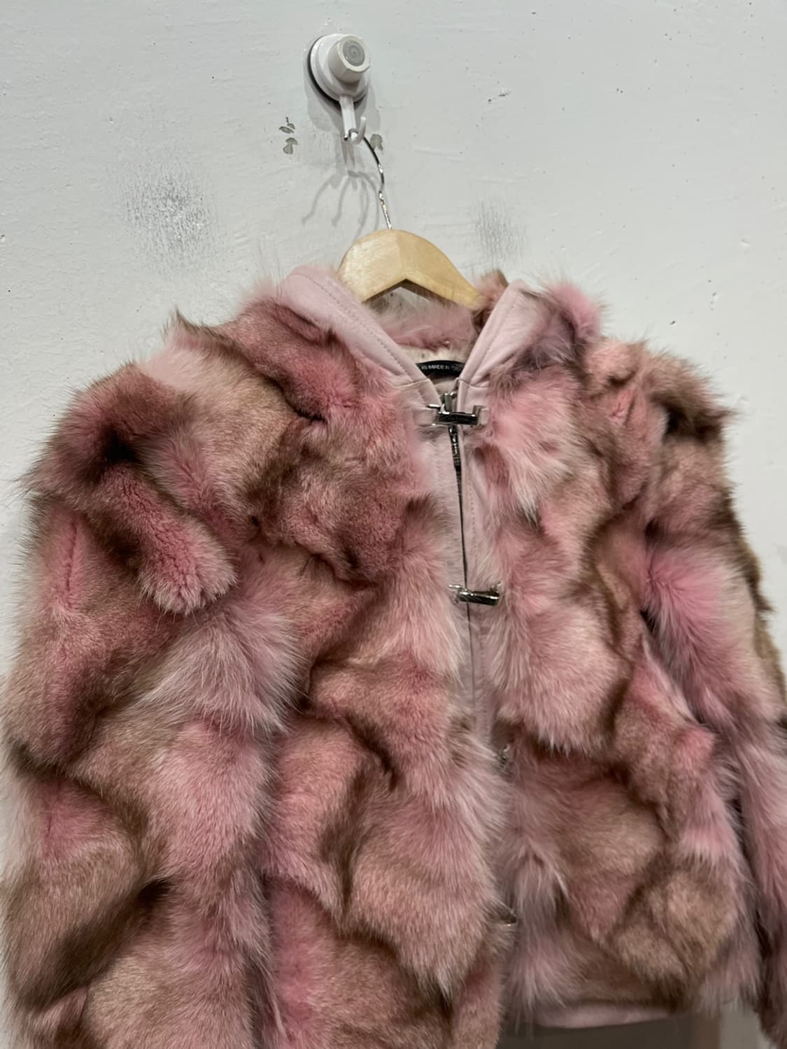 폭스퍼 양가죽 후드 자켓 상품이미지3