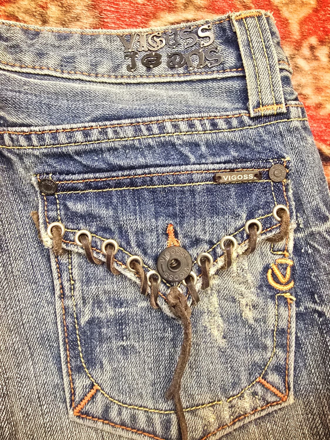 비고스(VIGOSS)로우 라이즈 부츠컷 데님팬츠 상품이미지6