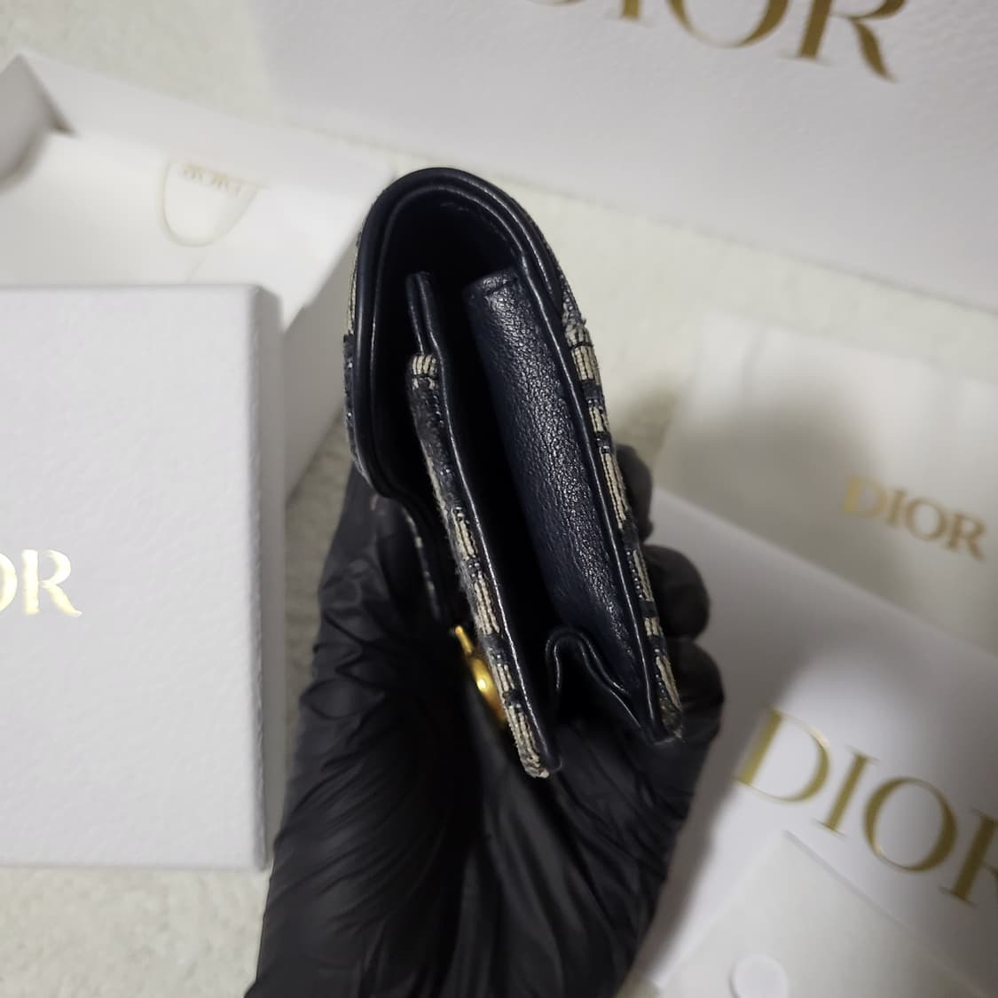 [풀구성] 디올 오블리크 새들 카드지갑 상품이미지7