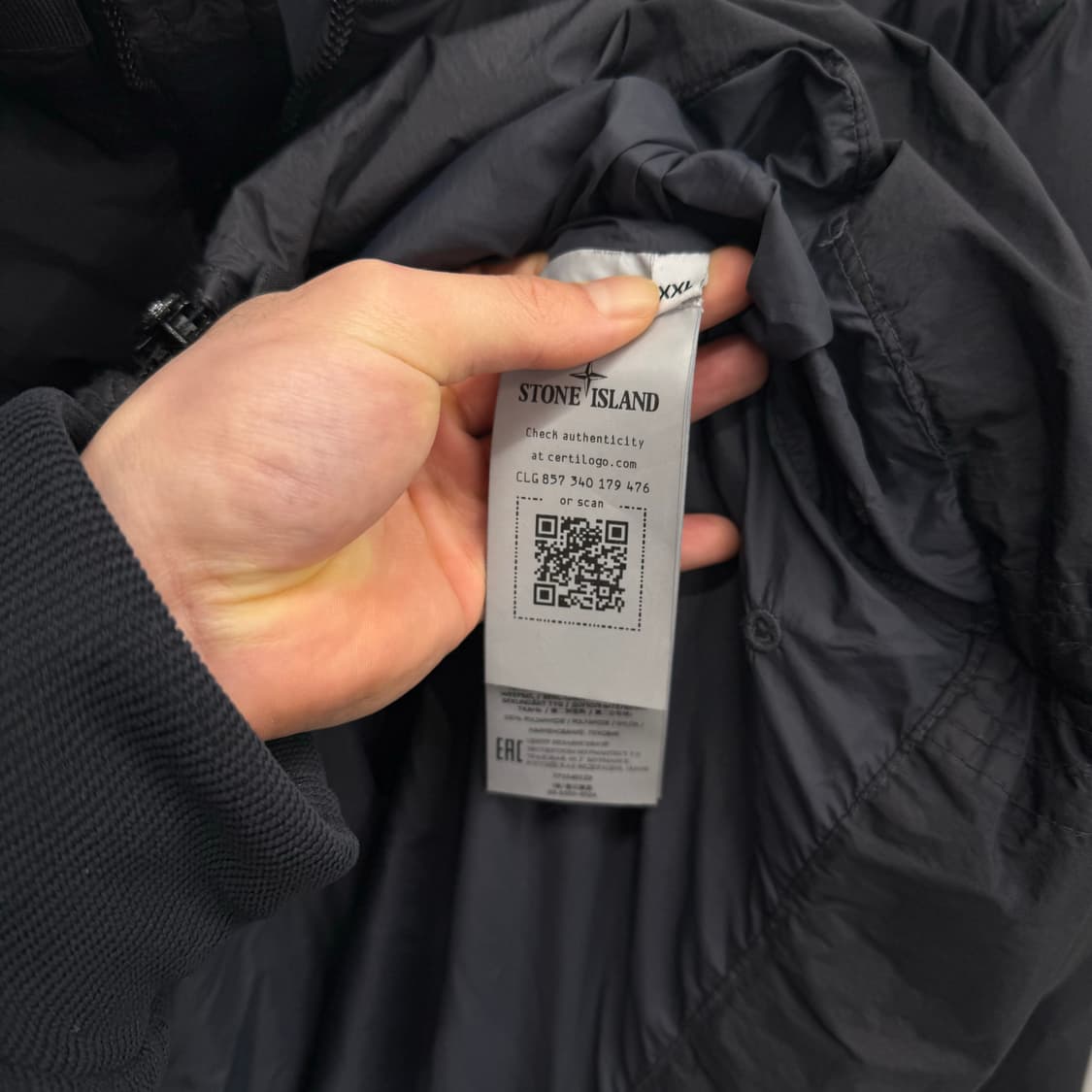 [XXL] 스톤아일랜드 크링클랩스 패딩 상품이미지4