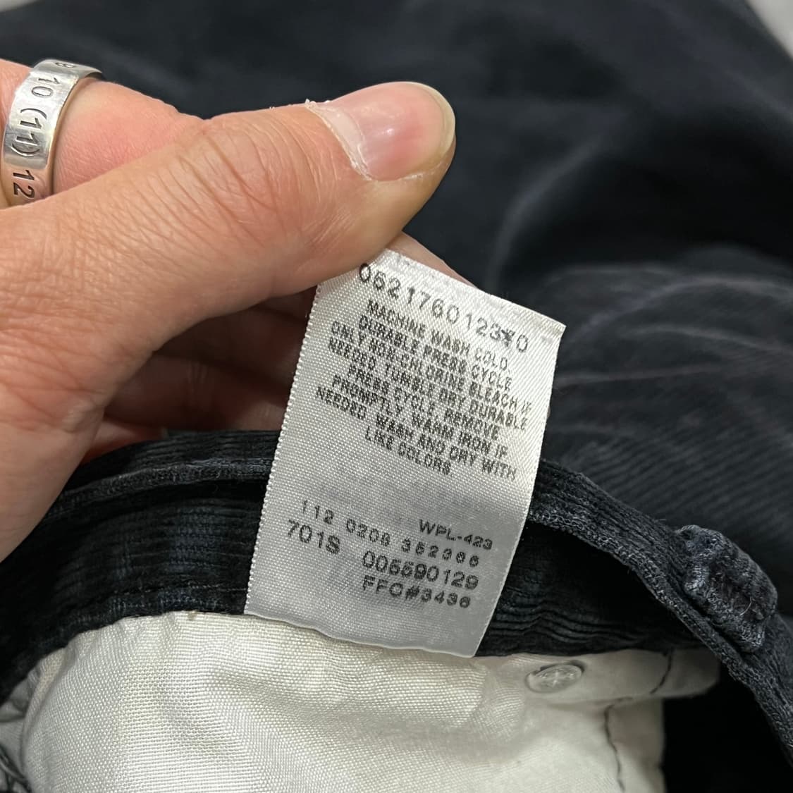  리바이스 559 블랭크탭 코듀로이 팬츠 y14527 상품이미지10