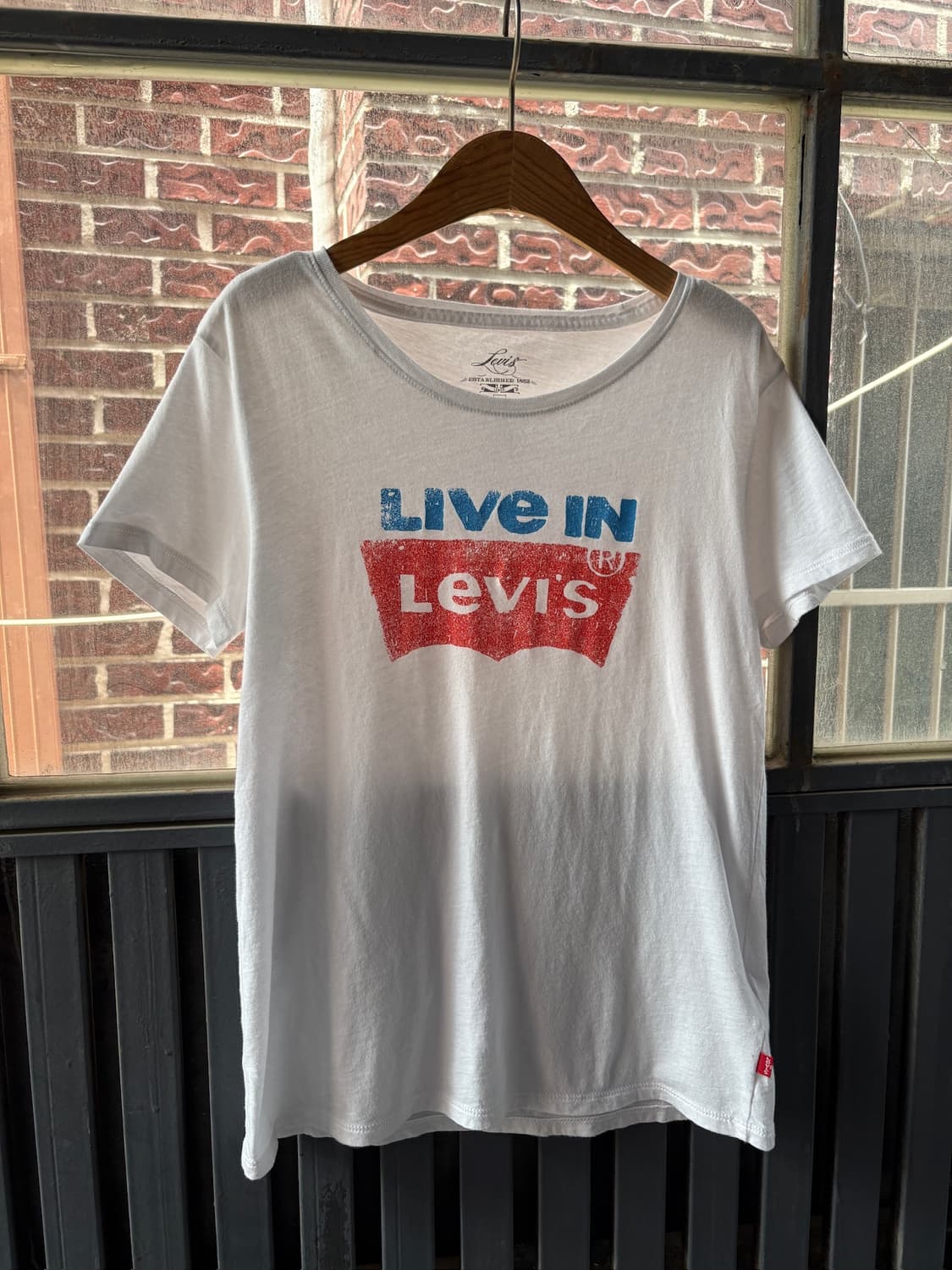 Levi's 빈티지 리바이스 화이트 반팔 티셔츠 상품이미지1