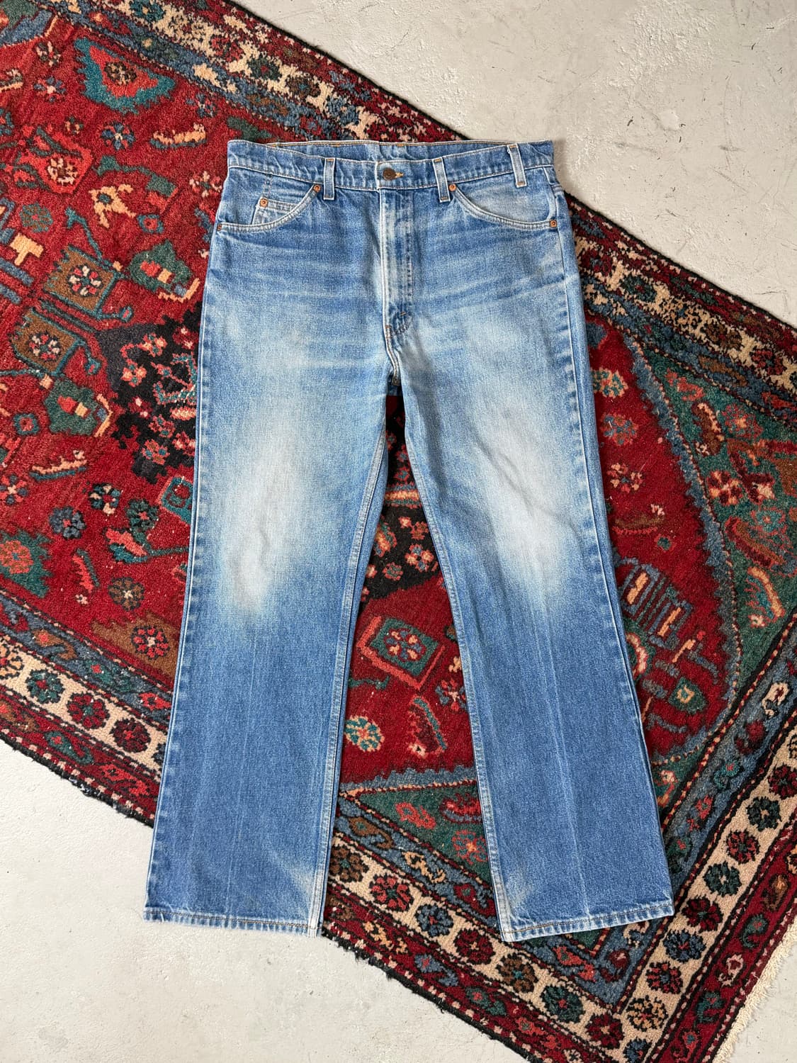 90's USA Made 빈티지 리바이스 517 오렌지탭 부츠컷 상품이미지1