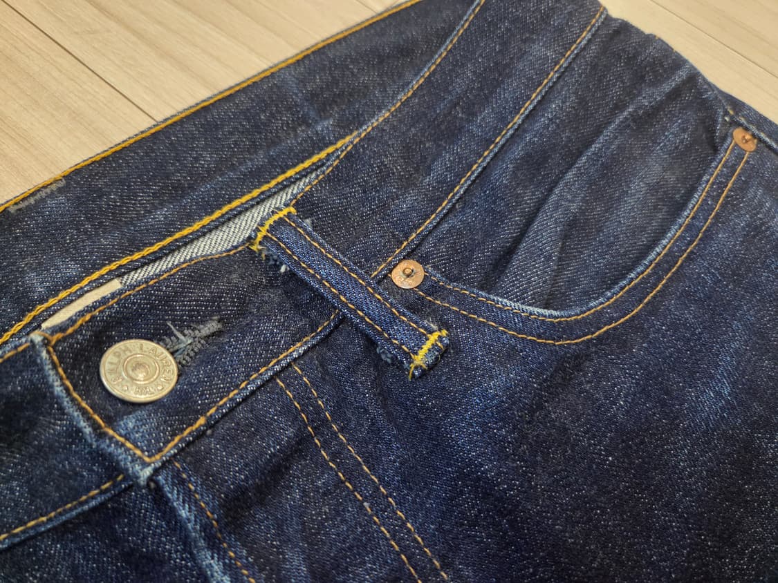 RRL 더블알엘 스트레이트 셀비지 데님 30 상품이미지4