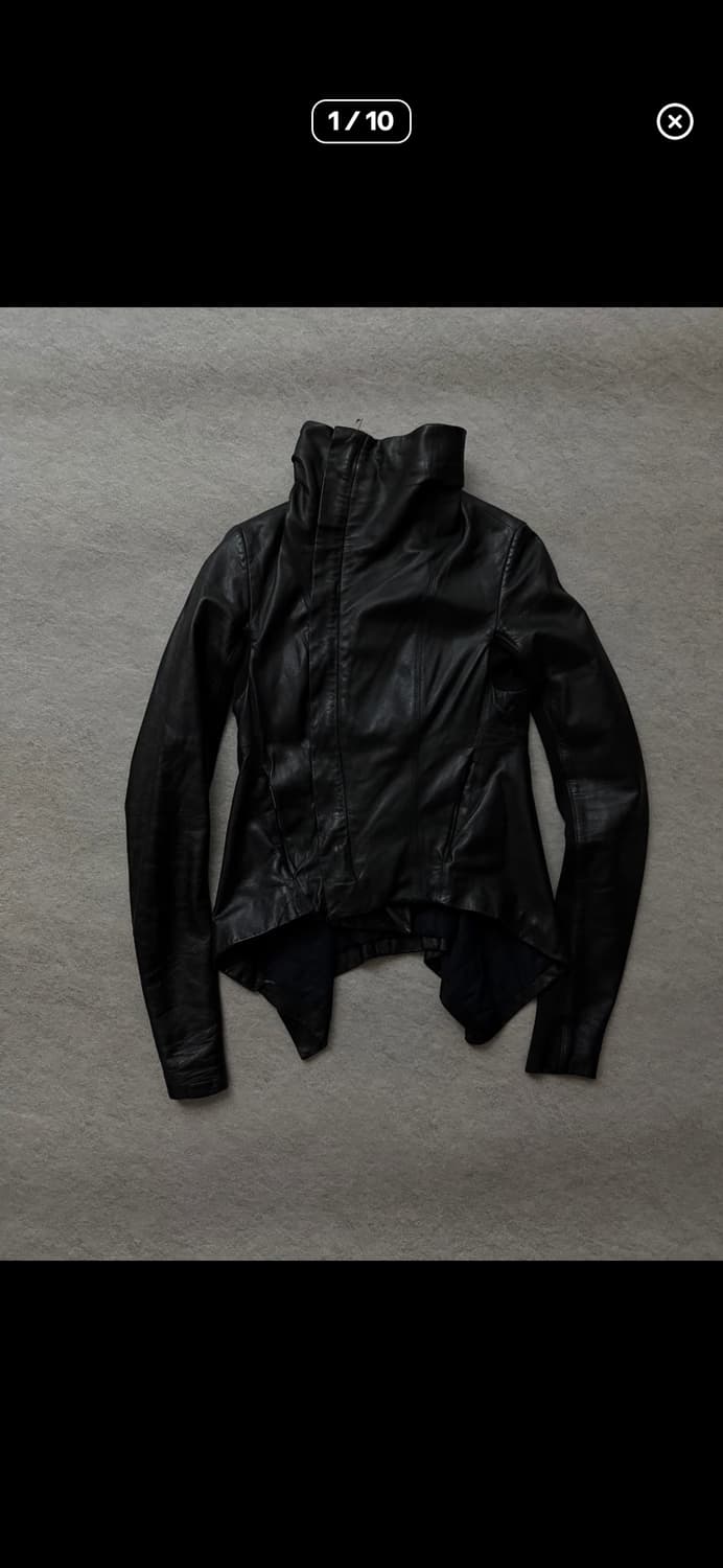 릭 오웬스 레더 자켓 구매합니다 상품이미지1