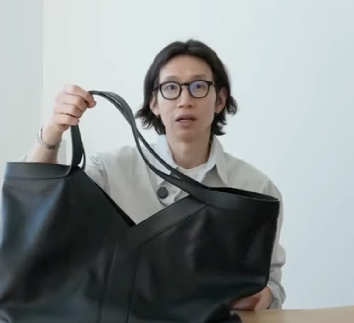 생로랑 Y 토트백 차은우 봉태규 김원중 김나영 가방 새상품 상품이미지1