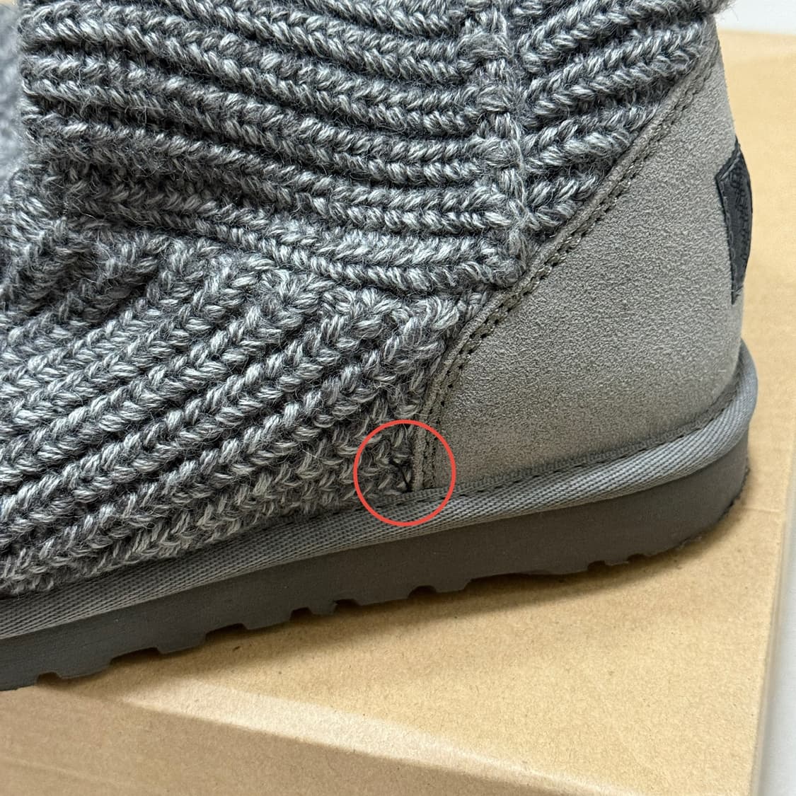 어그 카디 니트부츠 그레이 230 상품이미지9