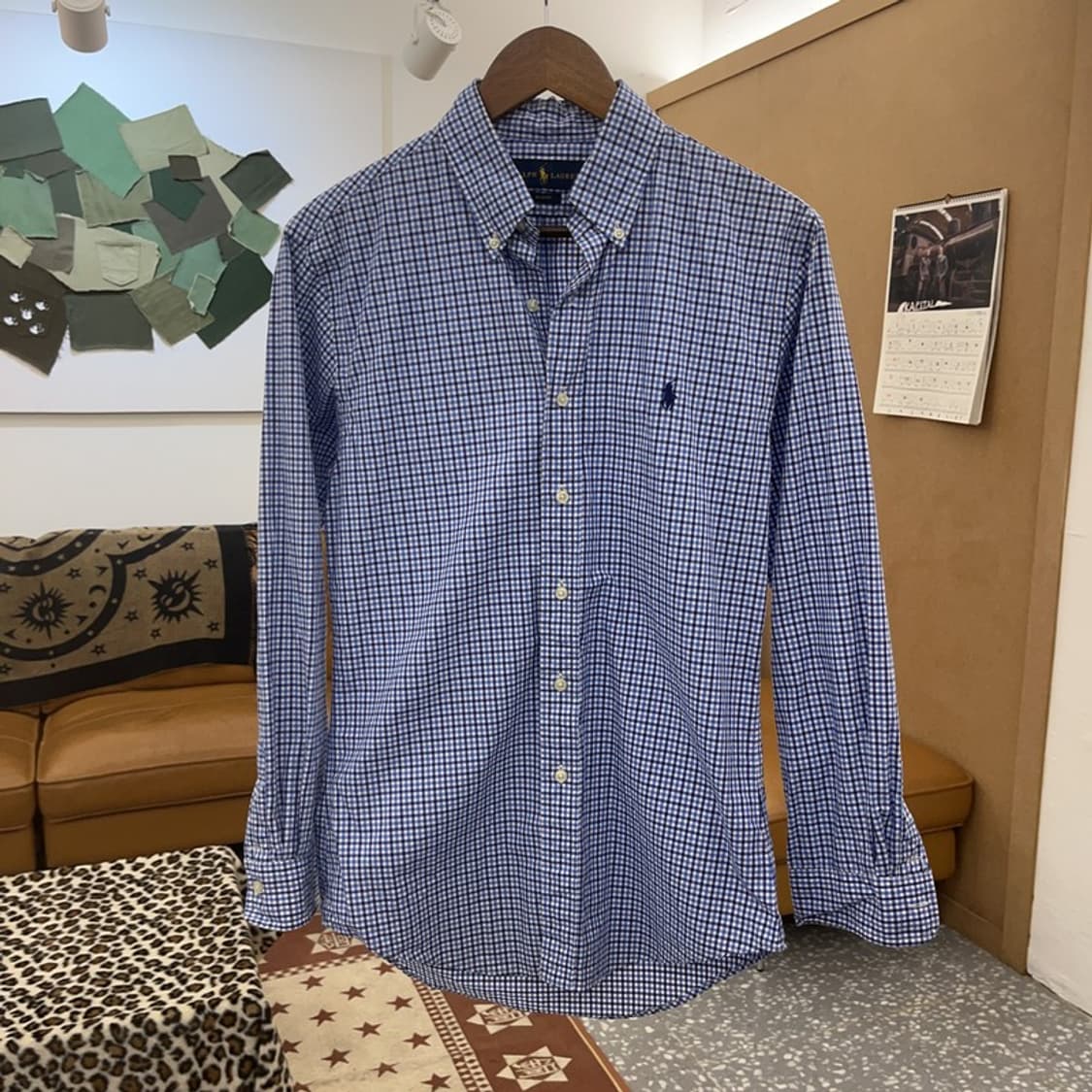 폴로 랄프로렌 컨트리 레트로 빈티지 체크 셔츠 S C09704 상품이미지3