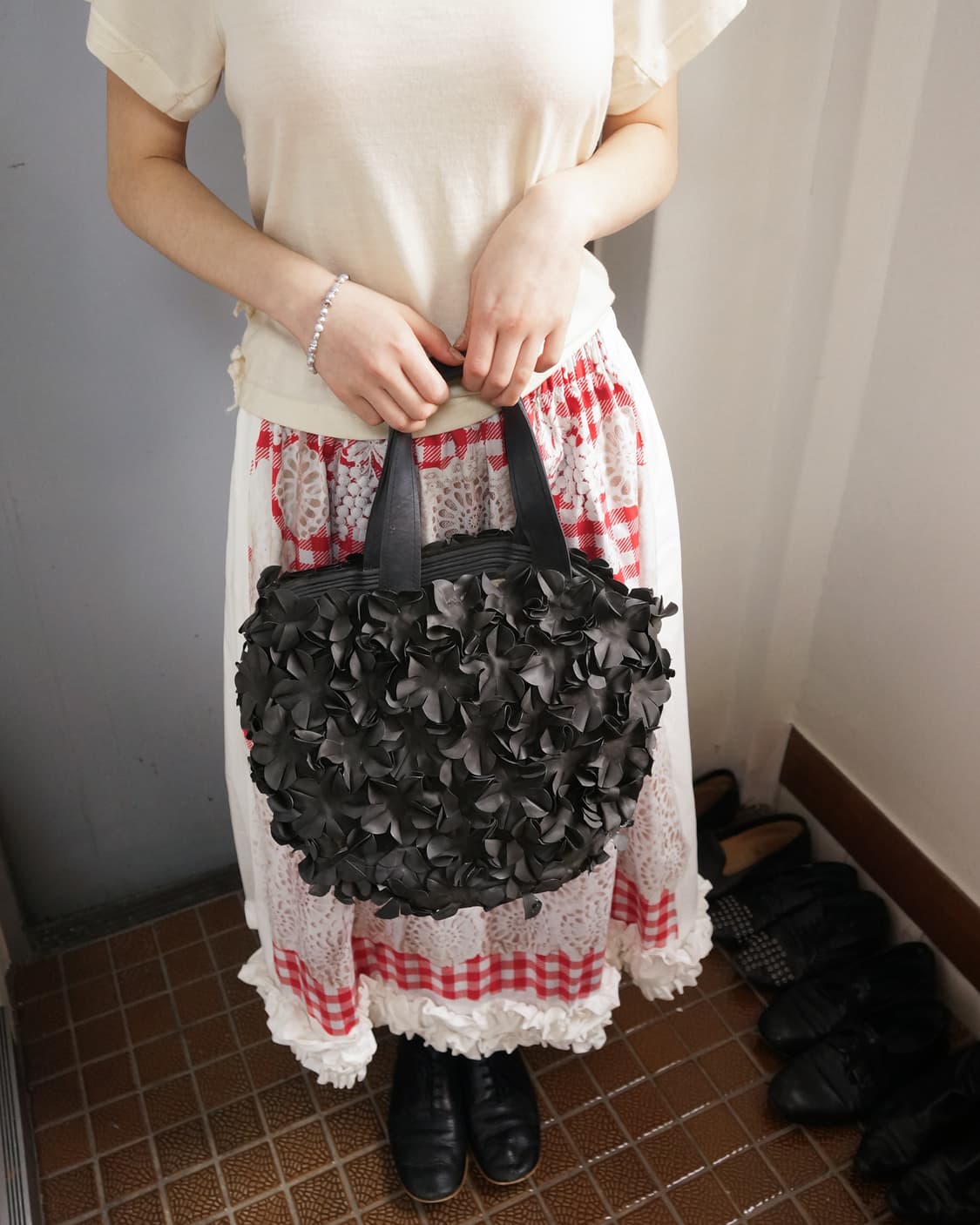 꼼데가르송 프릴 레이스 스커트 상품이미지4