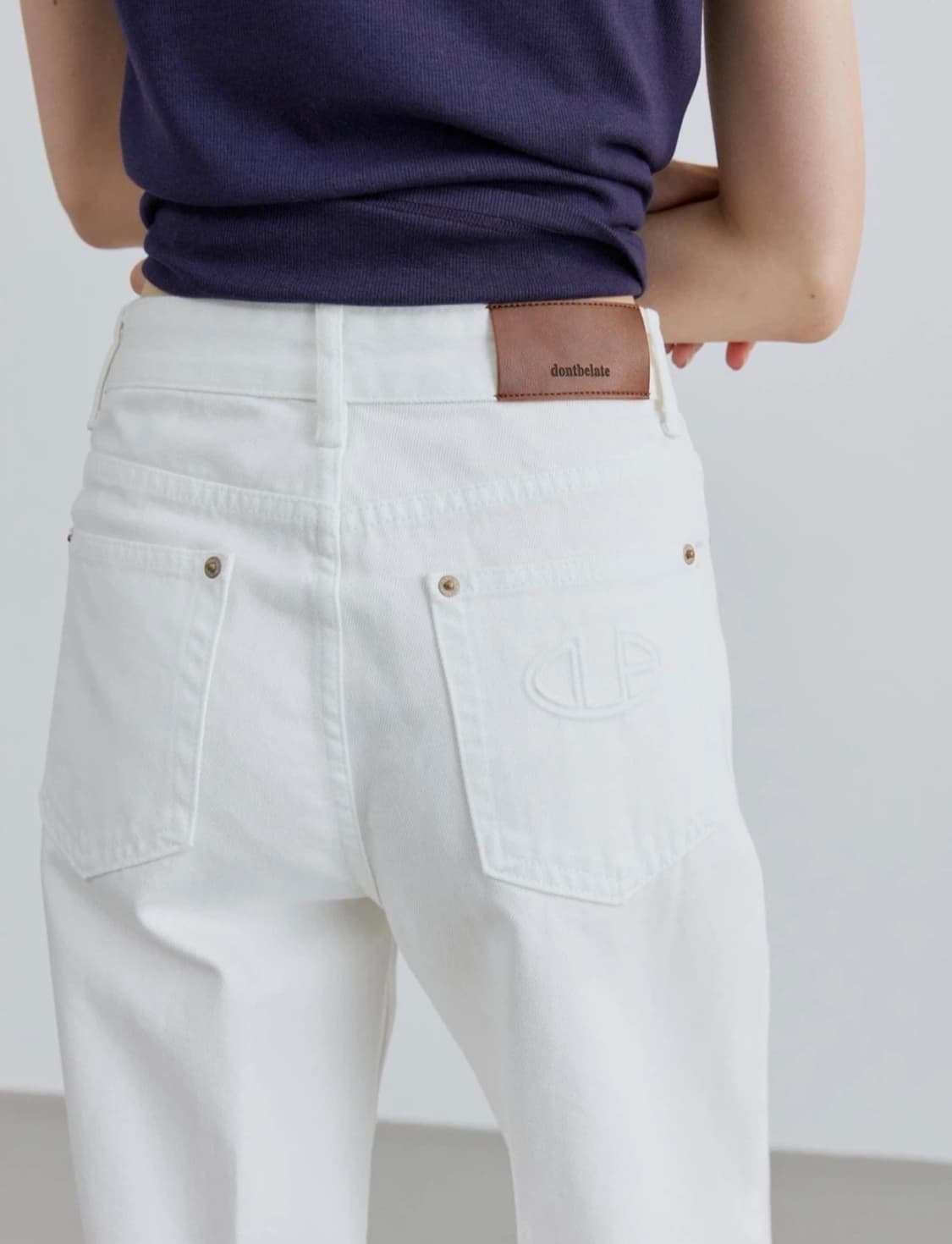 돈비레잇 스트레이트 와이드데님 xs 상품이미지1