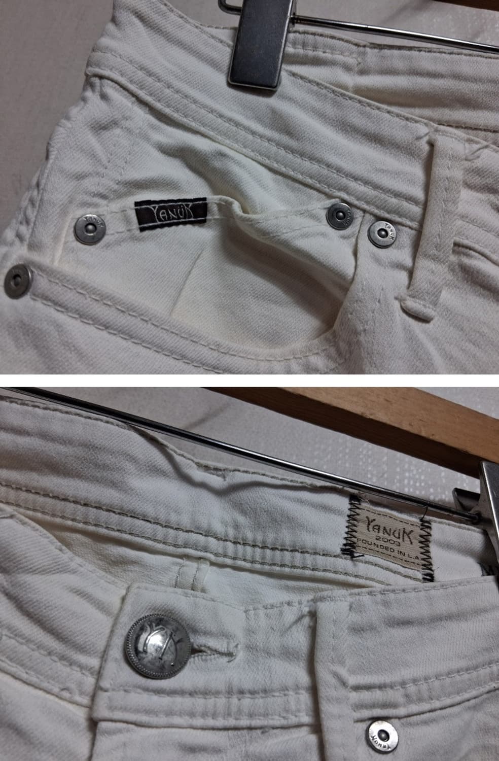 원산지 일본 야눅 화이트 데님팬츠 30인치

원산지 일본산 정품 상품이미지3