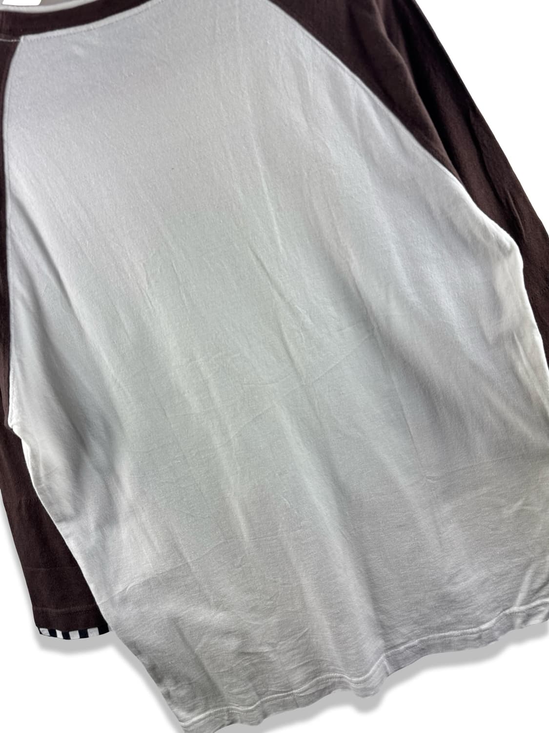 JPN 브라운 나그랑 Y2K 레터링 7부 롱슬리브2567 상품이미지5