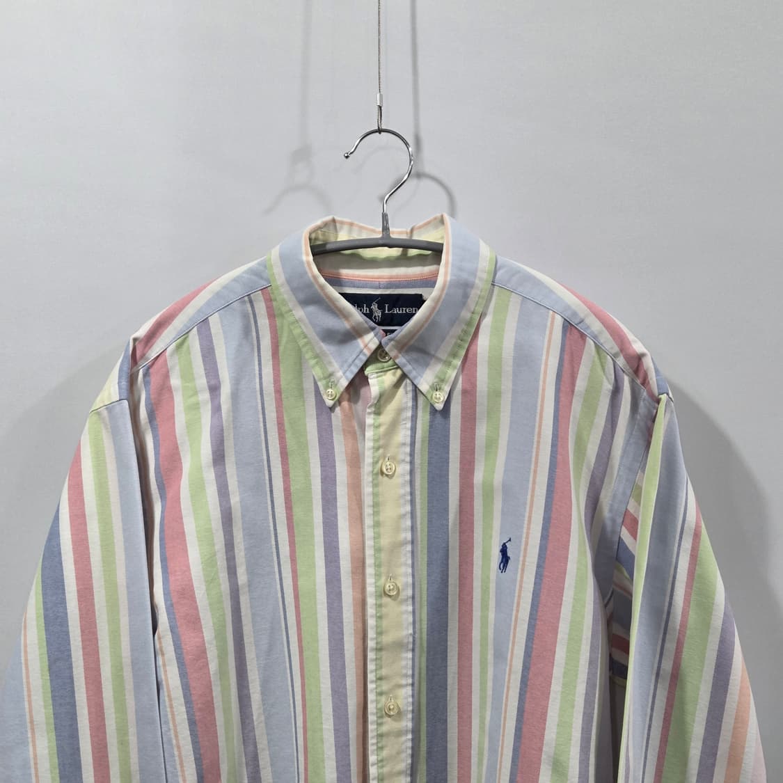 폴로랄프로렌 버튼다운 스트라이프 옥스포드 셔츠 M 상품이미지2