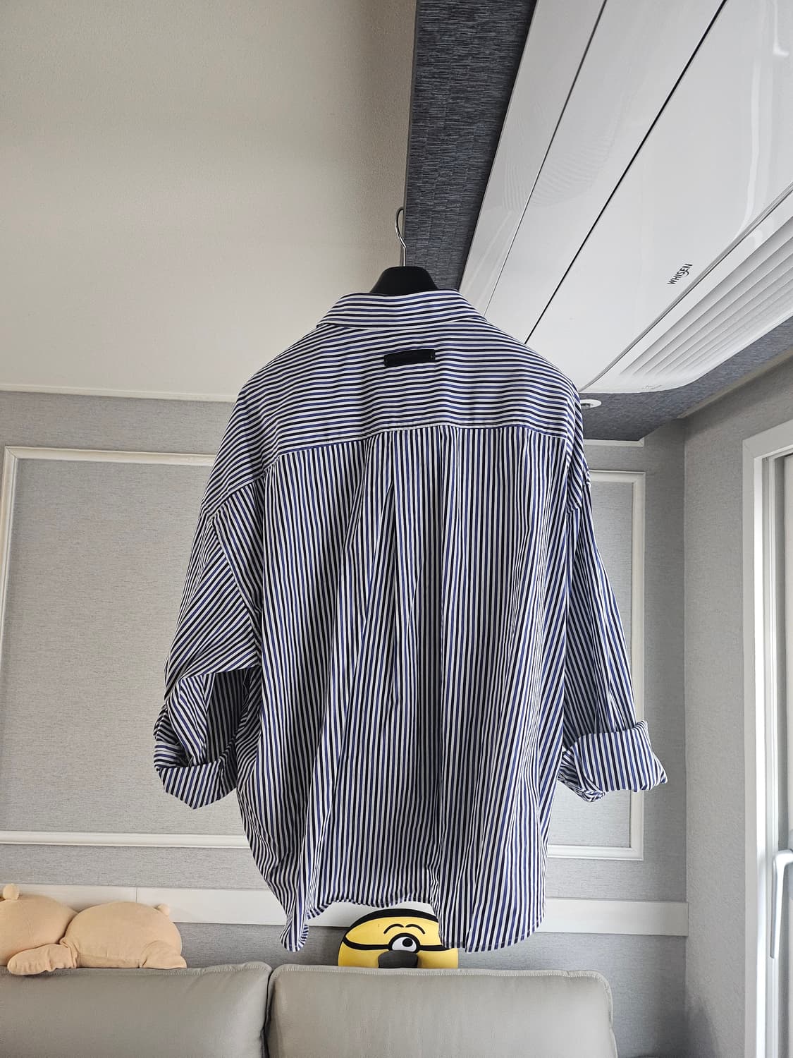 [거의 새것] JUUN.J 준지 스트라이프 셔츠 남방 상품이미지2