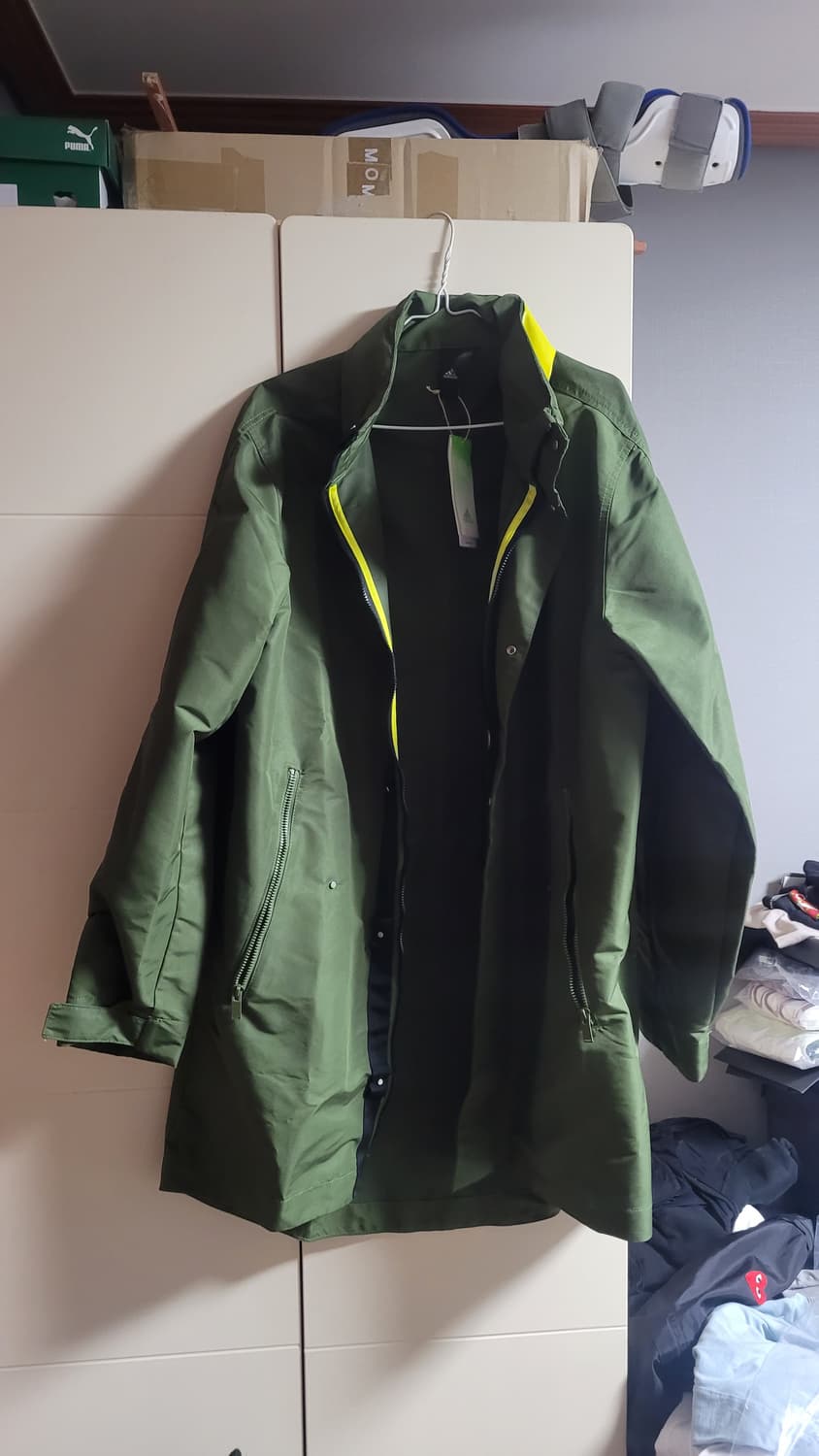 아디다스 야상 바람막이 점퍼 롱코트 필드자켓 정품 상품이미지1