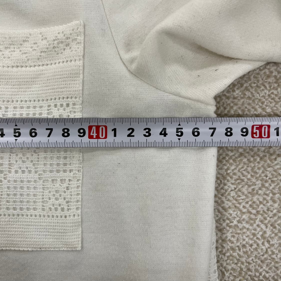 [실측확인] 닥스 여성 레이스 긴팔 티셔츠 0116M1 상품이미지7