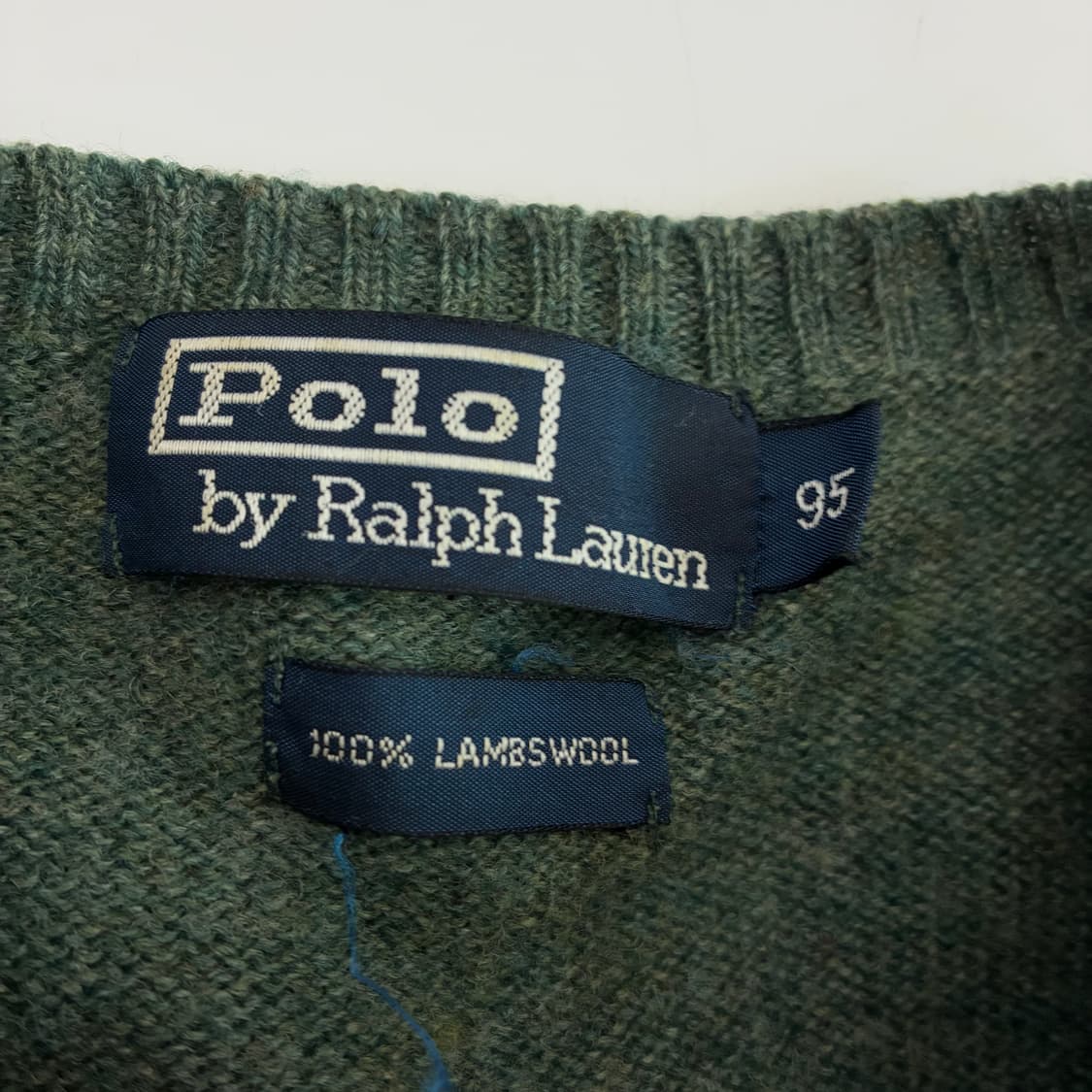 Polo  폴로 랄프로렌 자수 딥그린 램스울 니트 상품이미지4